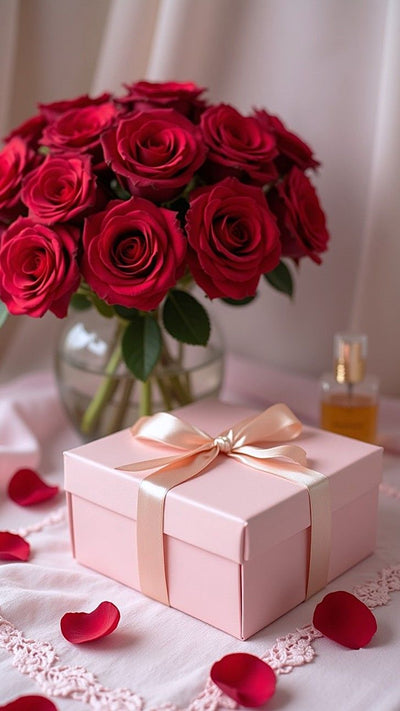 ROSE & GIFT BOX